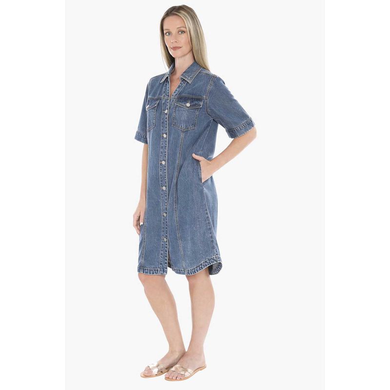 Jump Soft Denim S/S Dress image number 3
